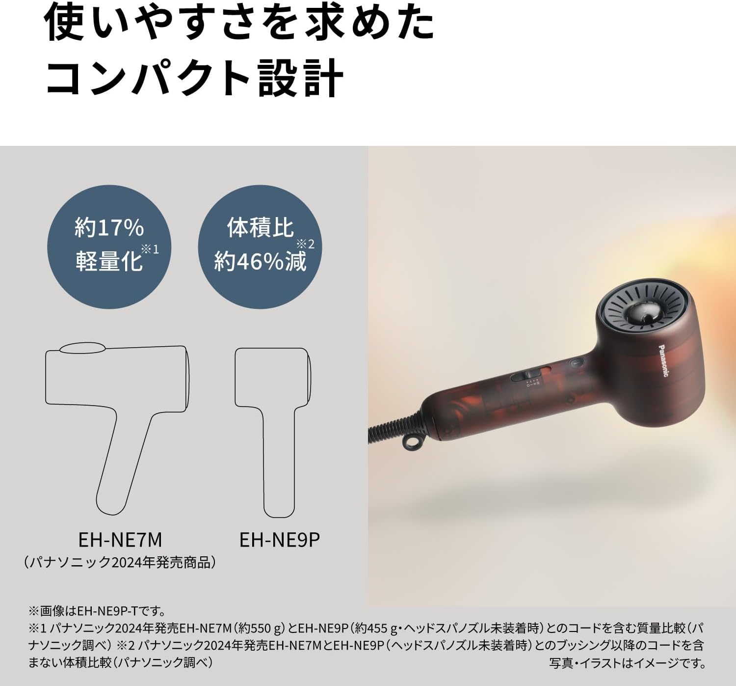 パナソニック ドライヤー EH-NE9Pのレンタル