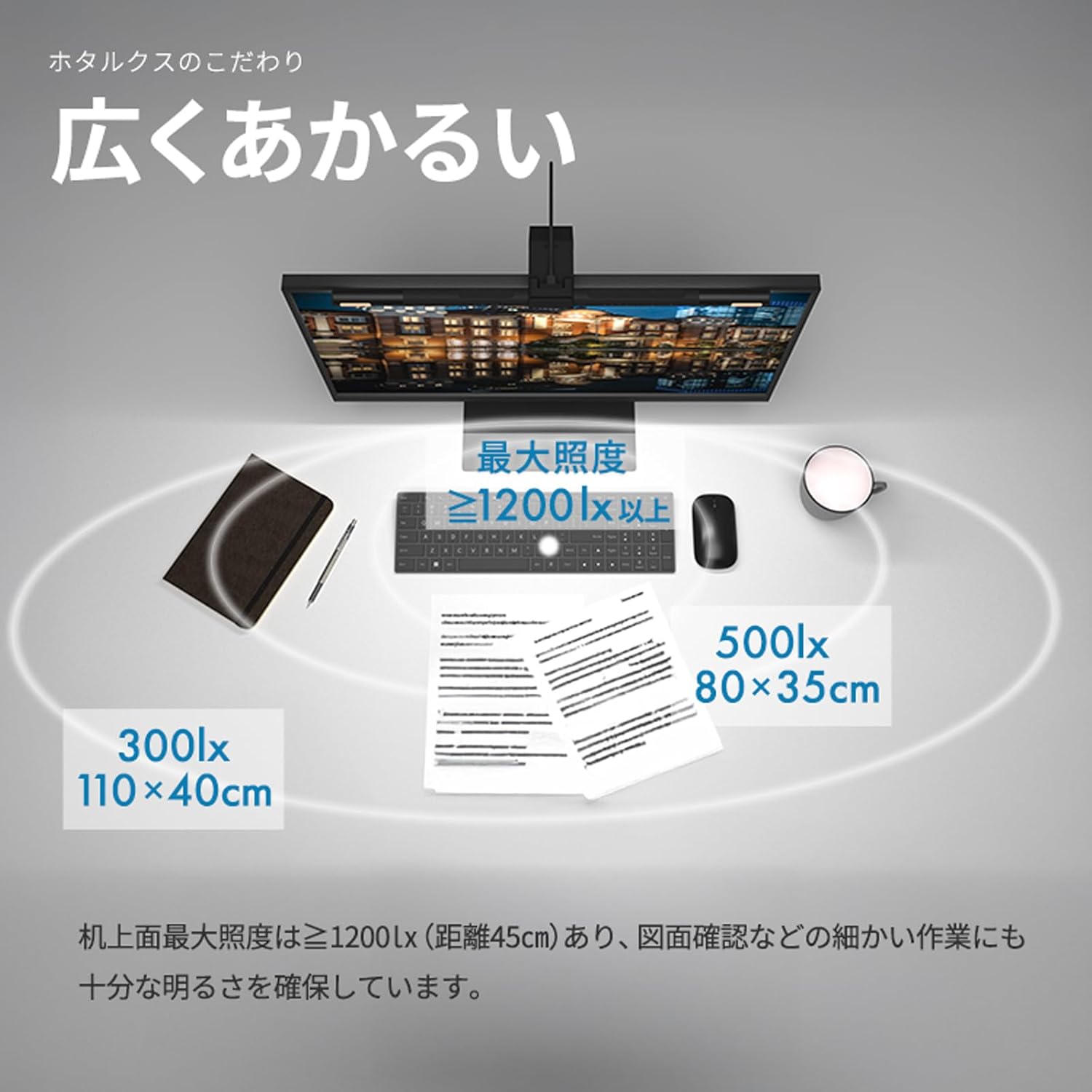 ホタルクス モニターライト HSDL101CK-UD5のレンタル