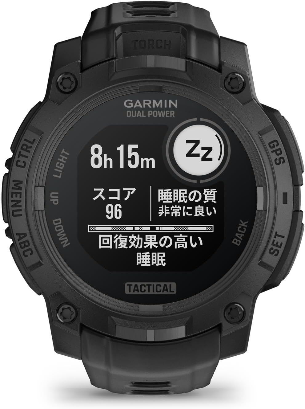 GARMIN スマートウォッチ Instinct 3 Dual Power Tacticalのレンタル