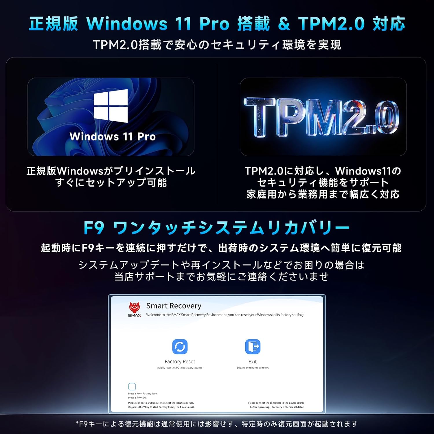 BMAX ミニPC B3 Proのレンタル