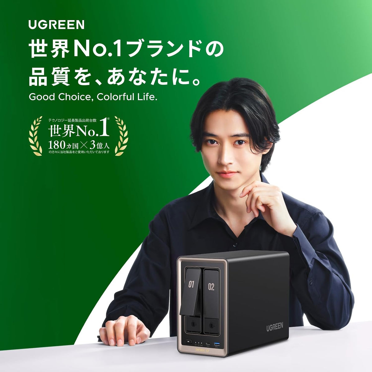 UGREEN NASync DXP2800 GT 2ベイNASキット（HDD付属なし）のレンタル