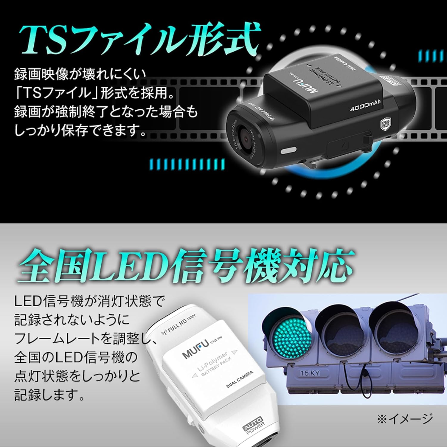 MAXWIN バイク用ドライブレコーダー MF-BDVR004Bのレンタル