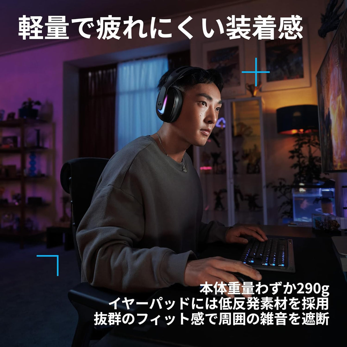 Logicool G G522 LIGHTSPEED ワイヤレス ゲーミングヘッドセットのレンタル
