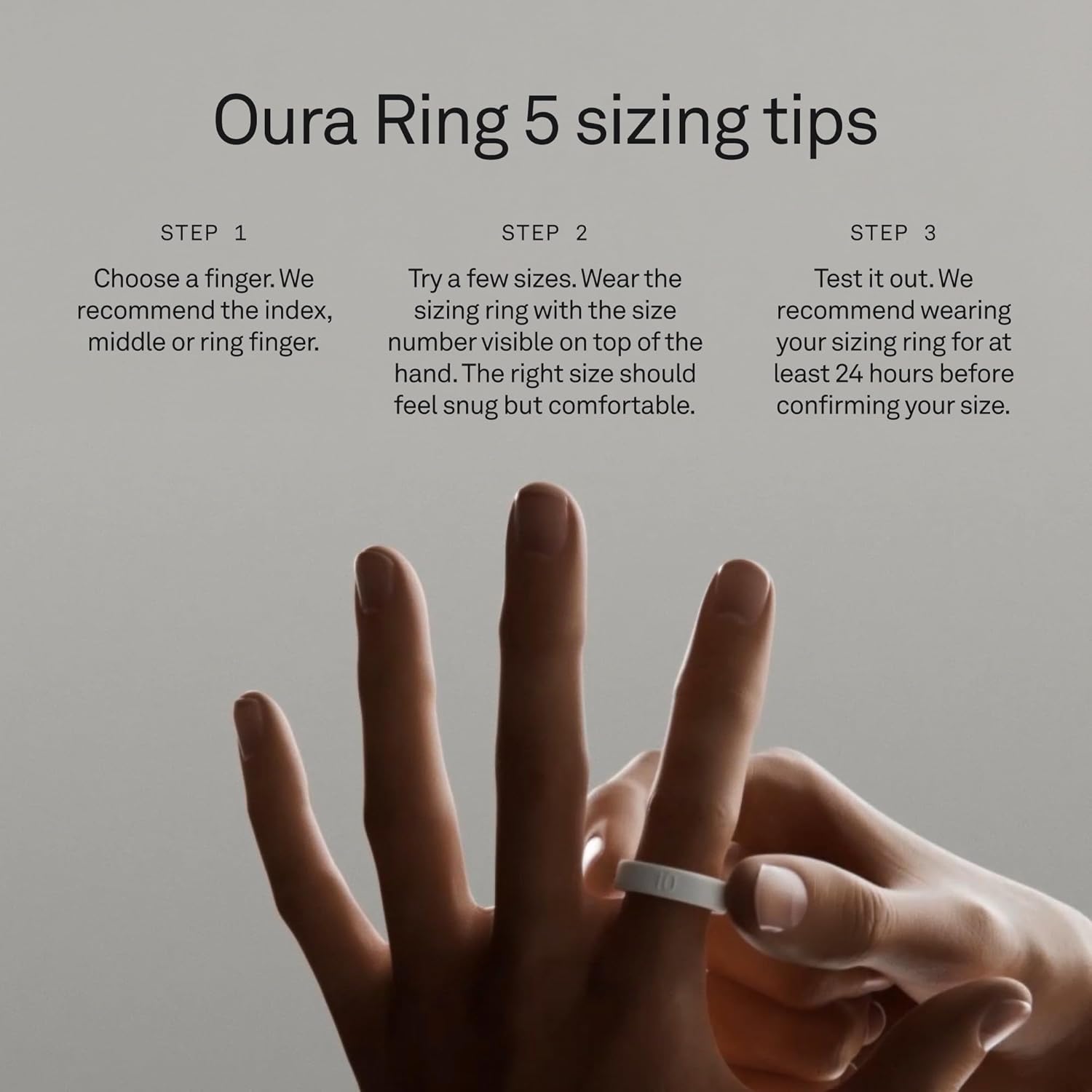 OuraRing5 サイジングキットのレンタル