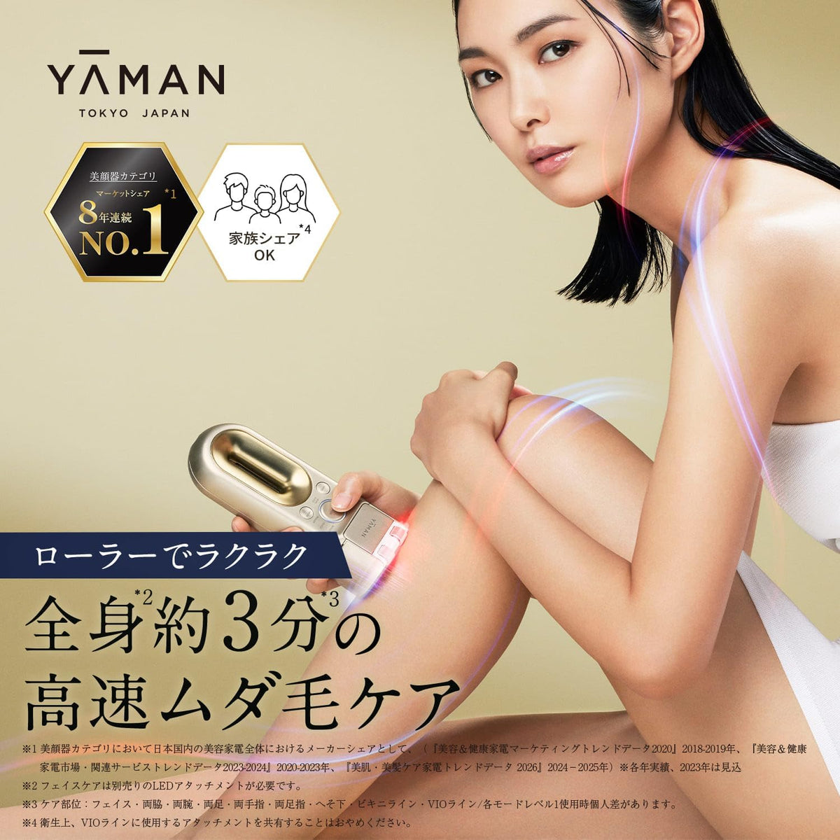 ヤーマン 光美容器 レイボーテ ハイパーZERO スマートのレンタル
