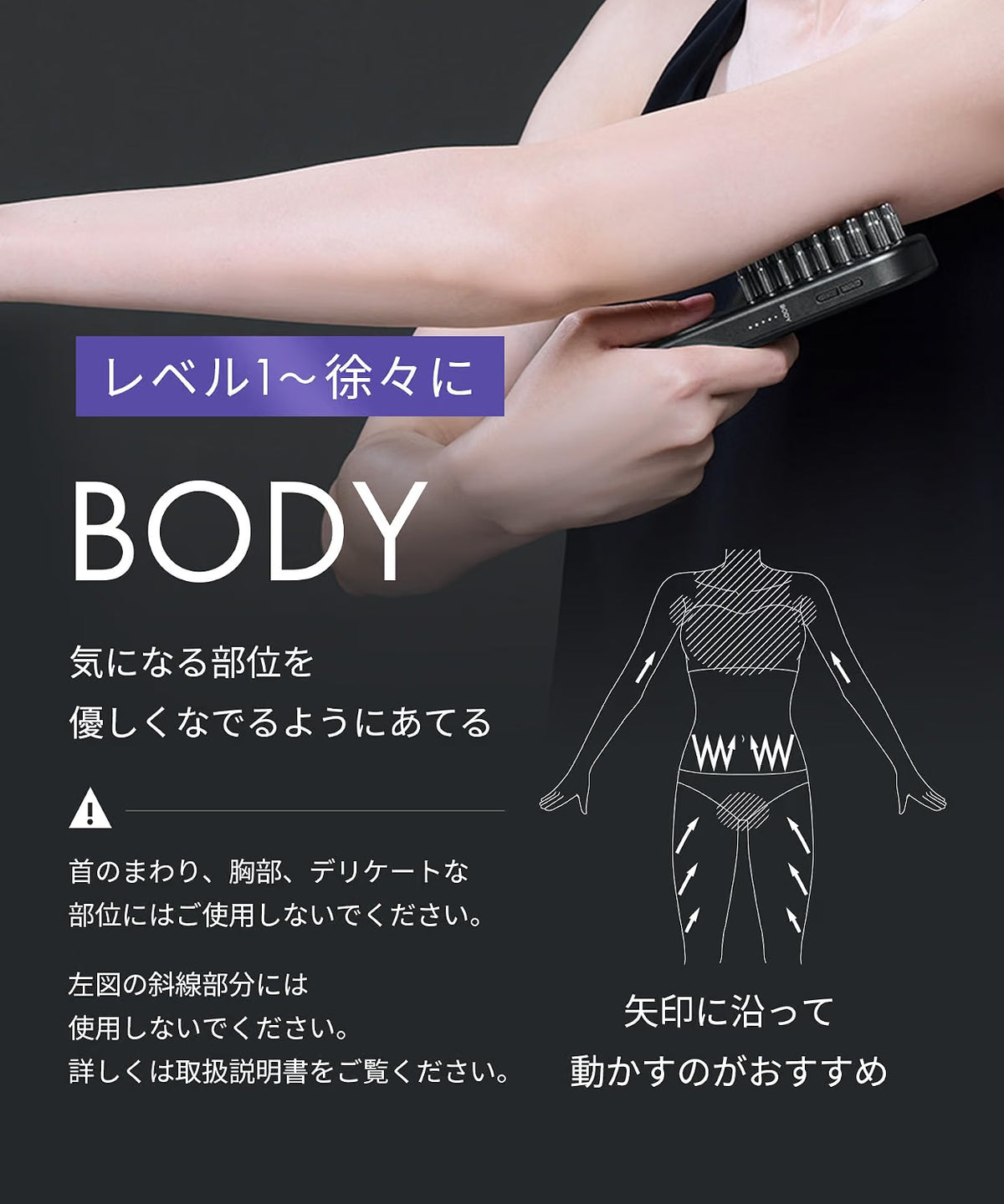 SALONIA 美顔器 EMS リフトブラシ 3Dケアのレンタル
