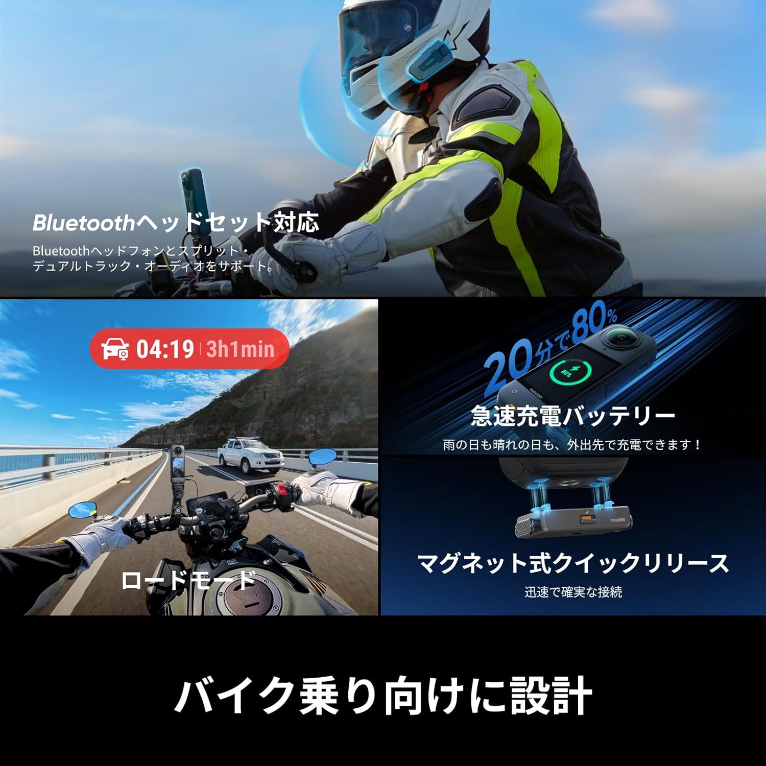 Insta360 アクションカメラ X5 通常版のレンタル
