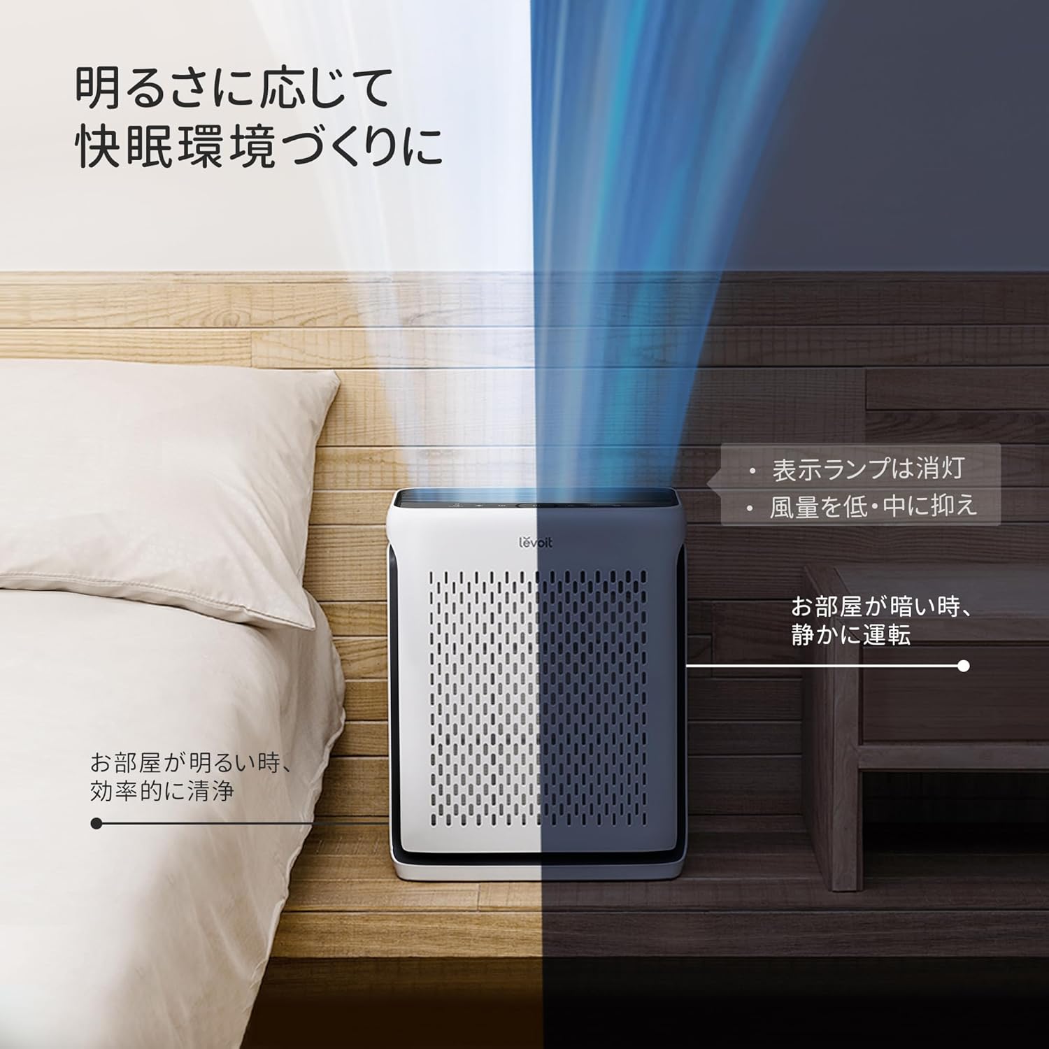 Levoit Vital 100S 空気清浄機 21畳のレンタル