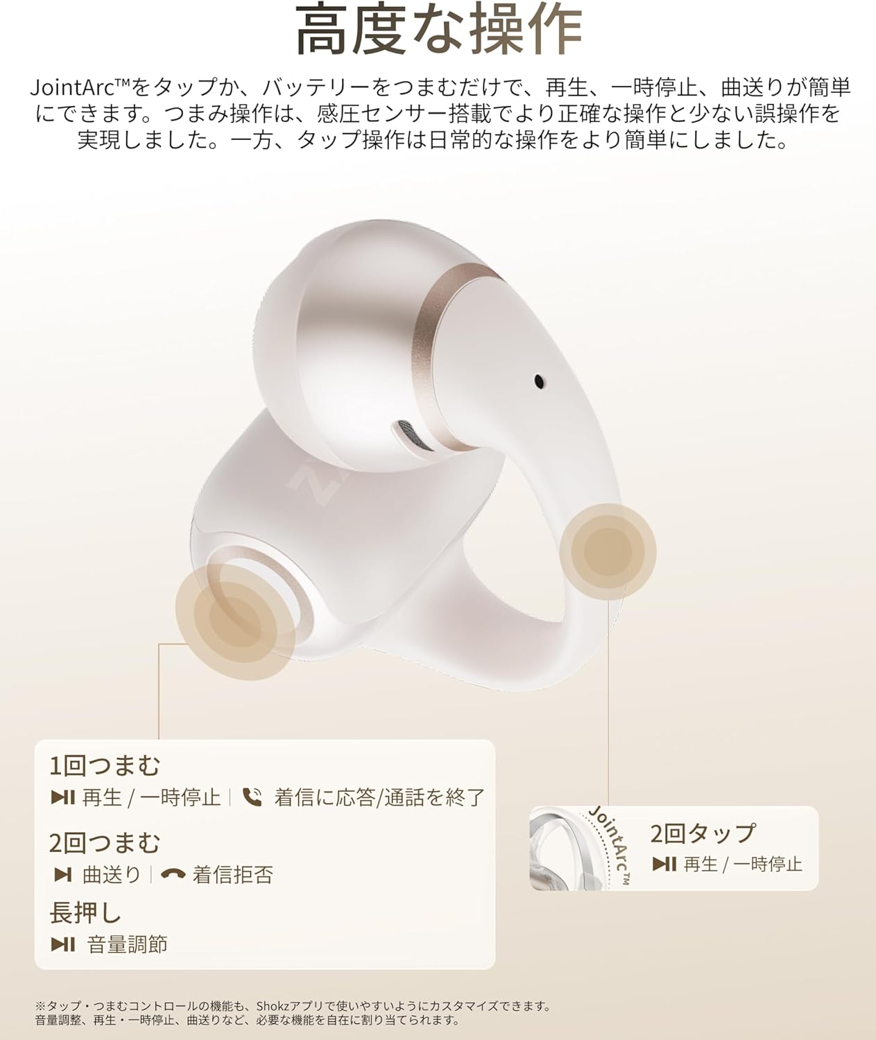Shokz オープンイヤー型イヤホン OpenDots 2のレンタル