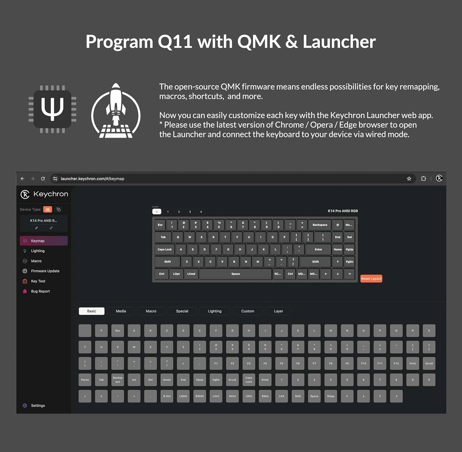 Keychron Q11 QMKのレンタル
