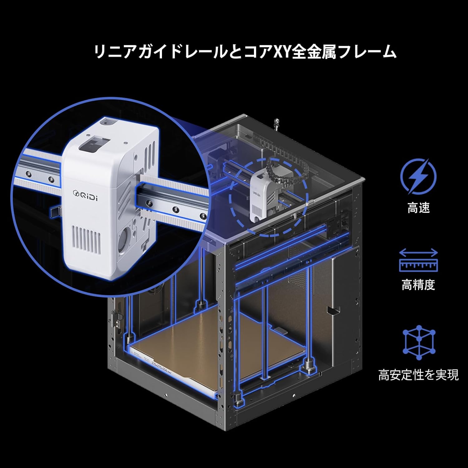 QIDI TECH 3Dプリンター Q2Cのレンタル