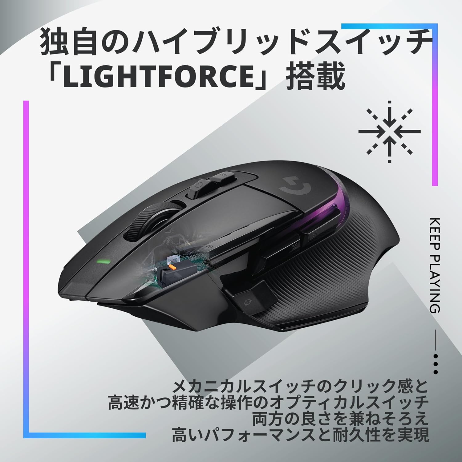 Logicool G ゲーミングマウス G502 X PLUSのレンタル