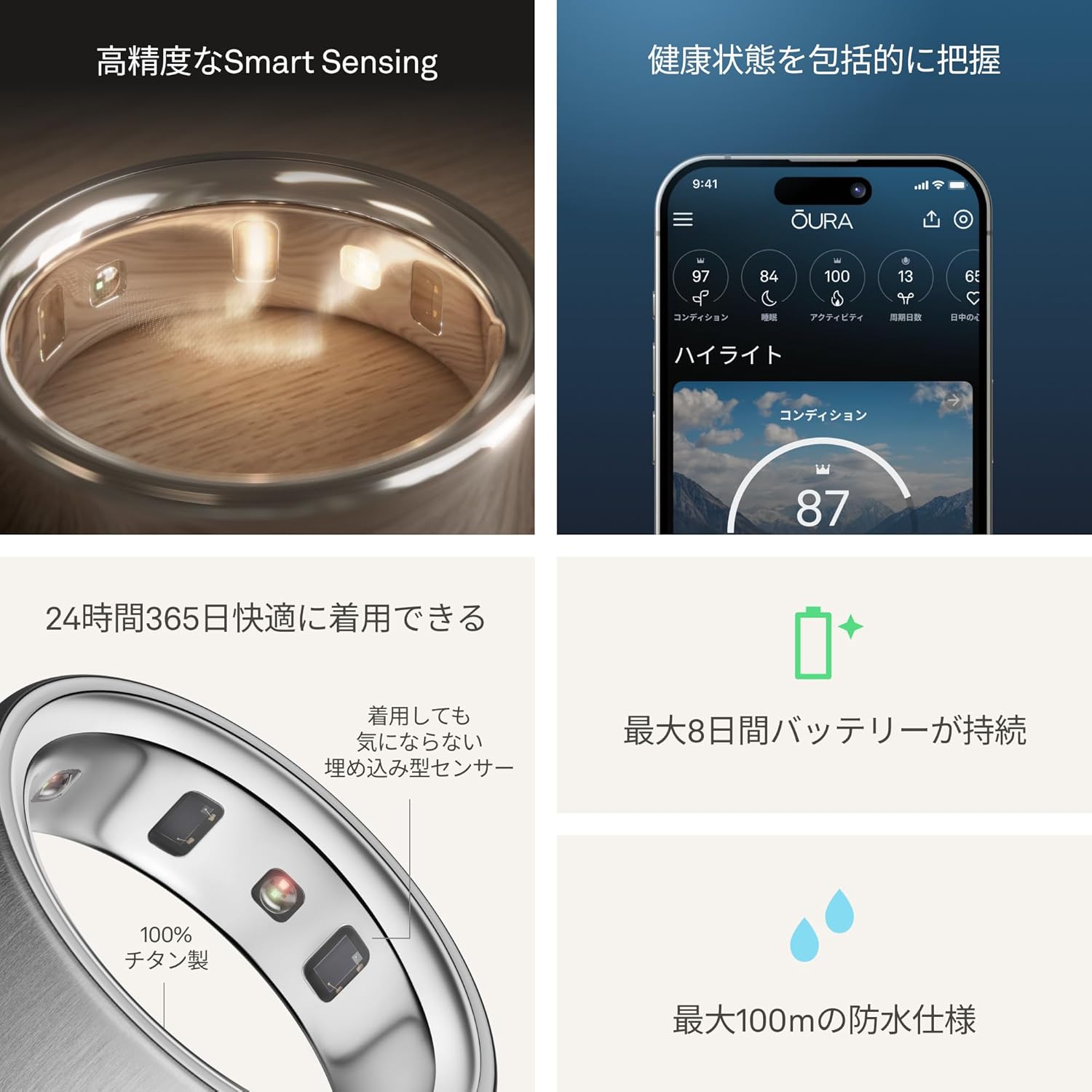 Oura Ring 第4世代のレンタル