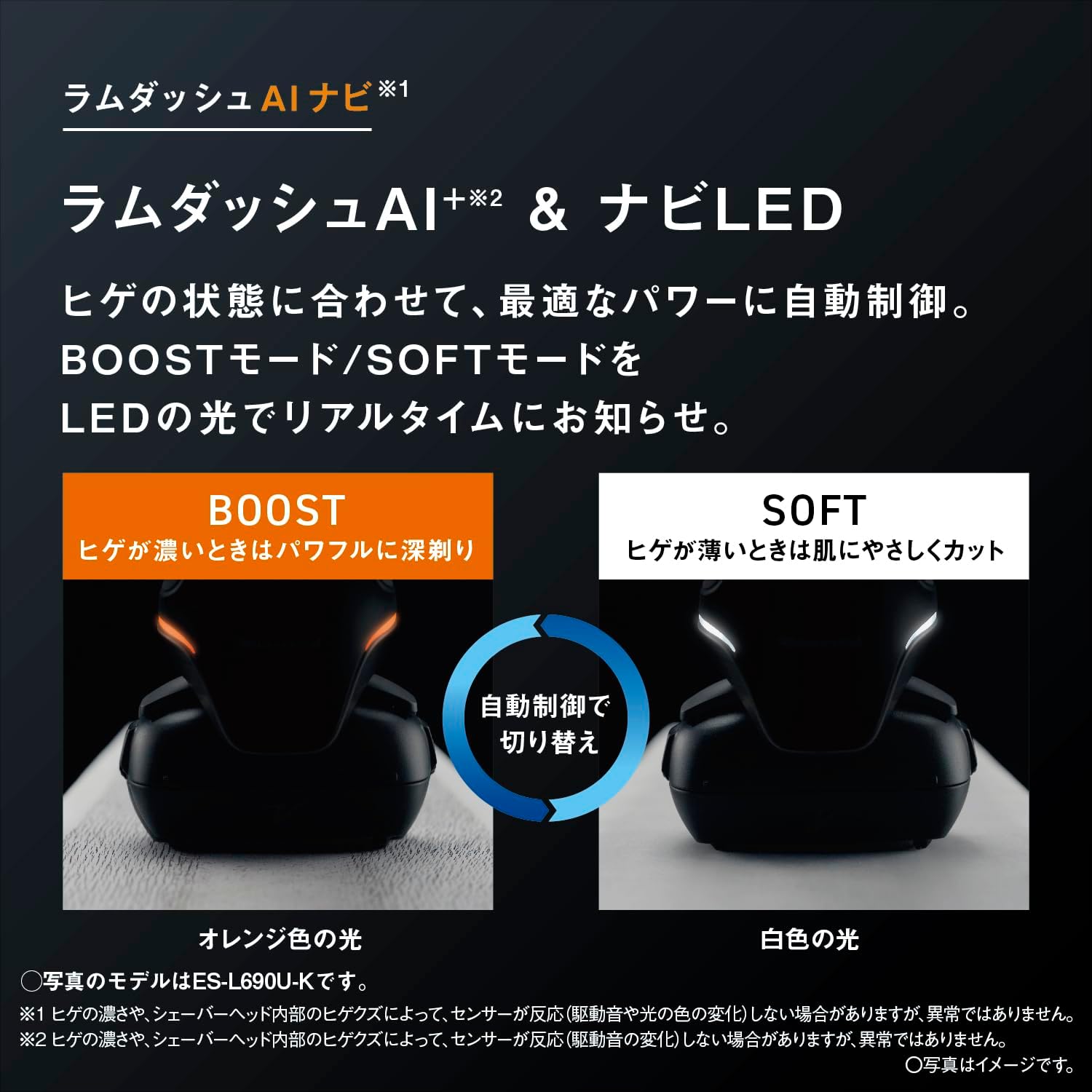 パナソニック シェーバー ラムダッシュ PRO 6枚刃 ES-L650Dのレンタル