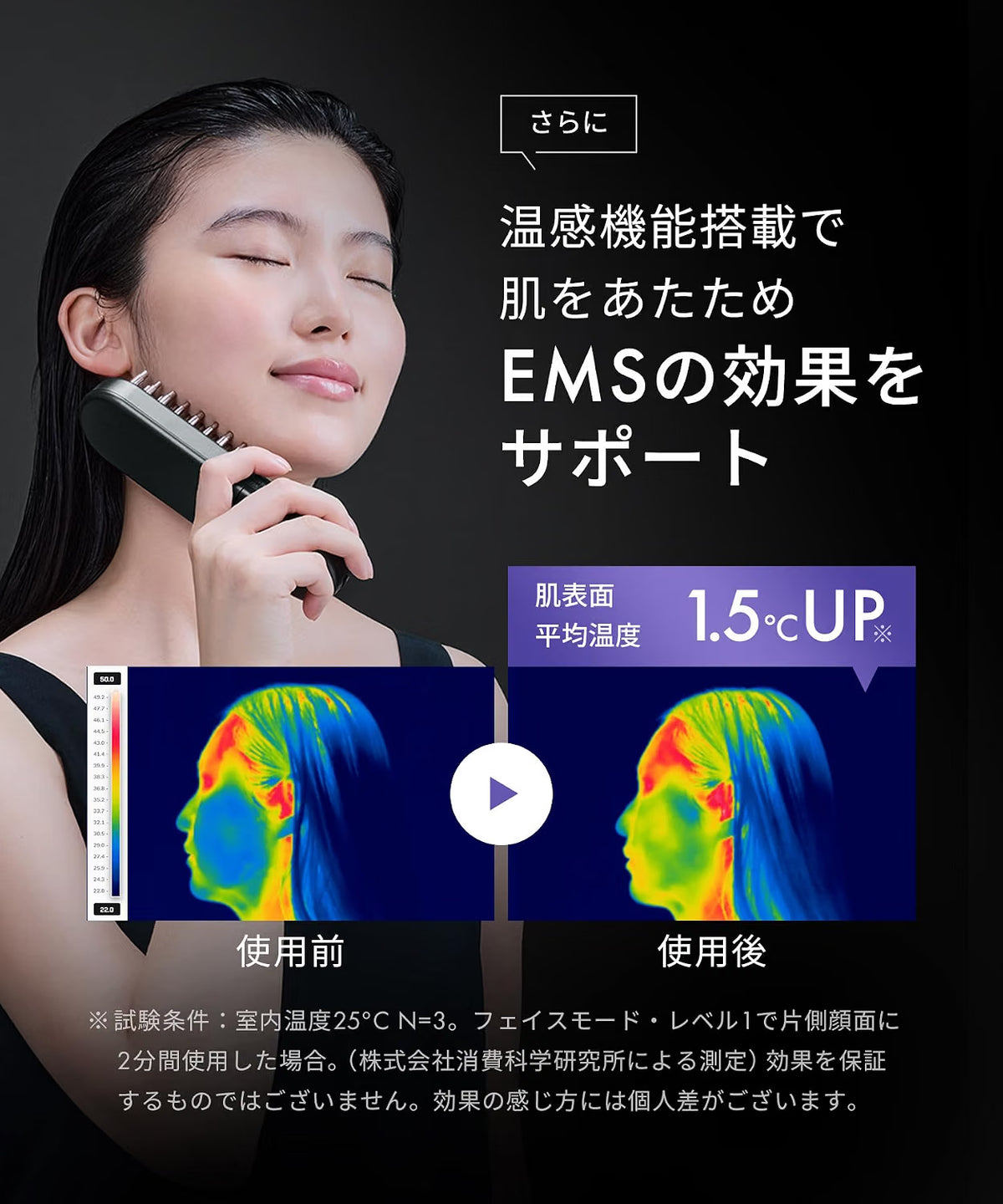 SALONIA 美顔器 EMS リフトブラシ 3Dケアのレンタル