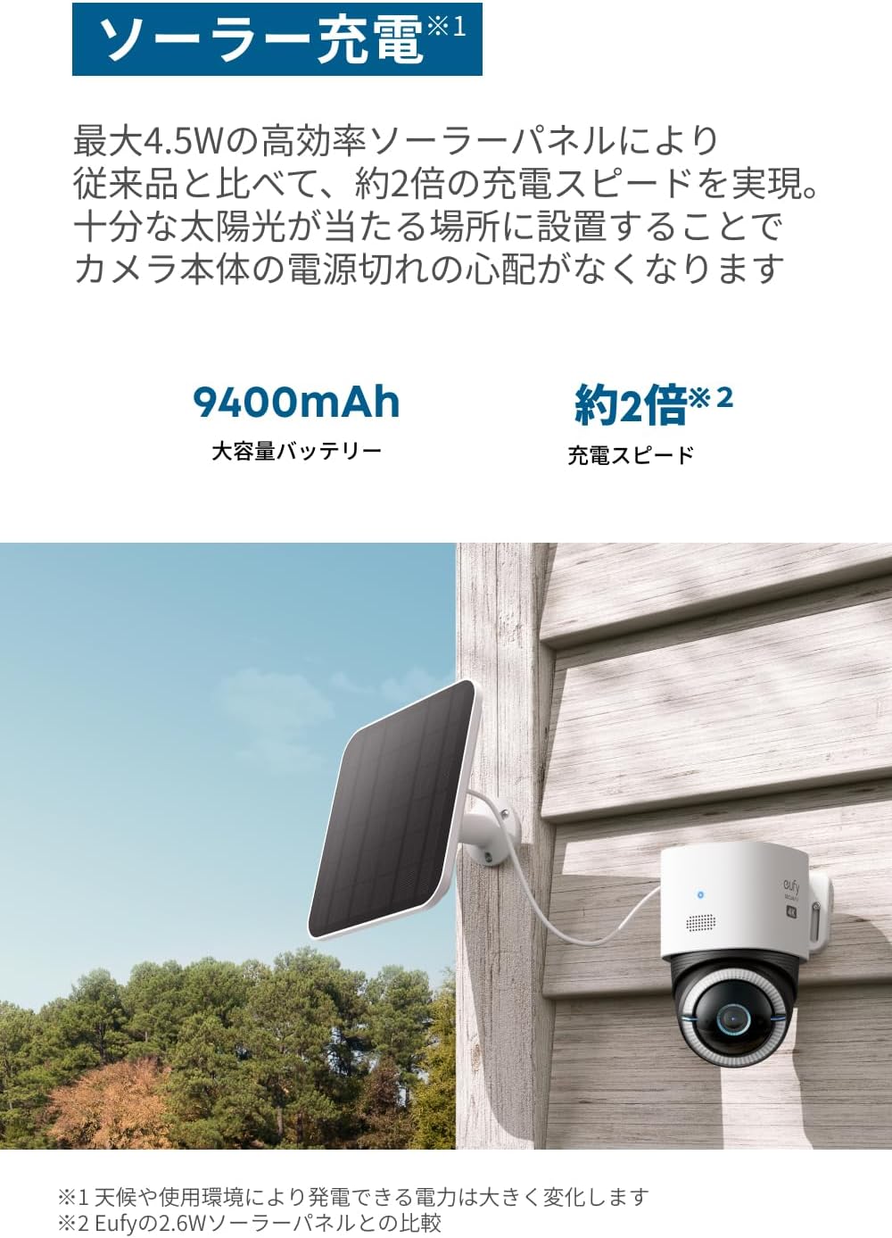 Anker Eufy 防犯カメラ 4G LTE Cam S330のレンタル