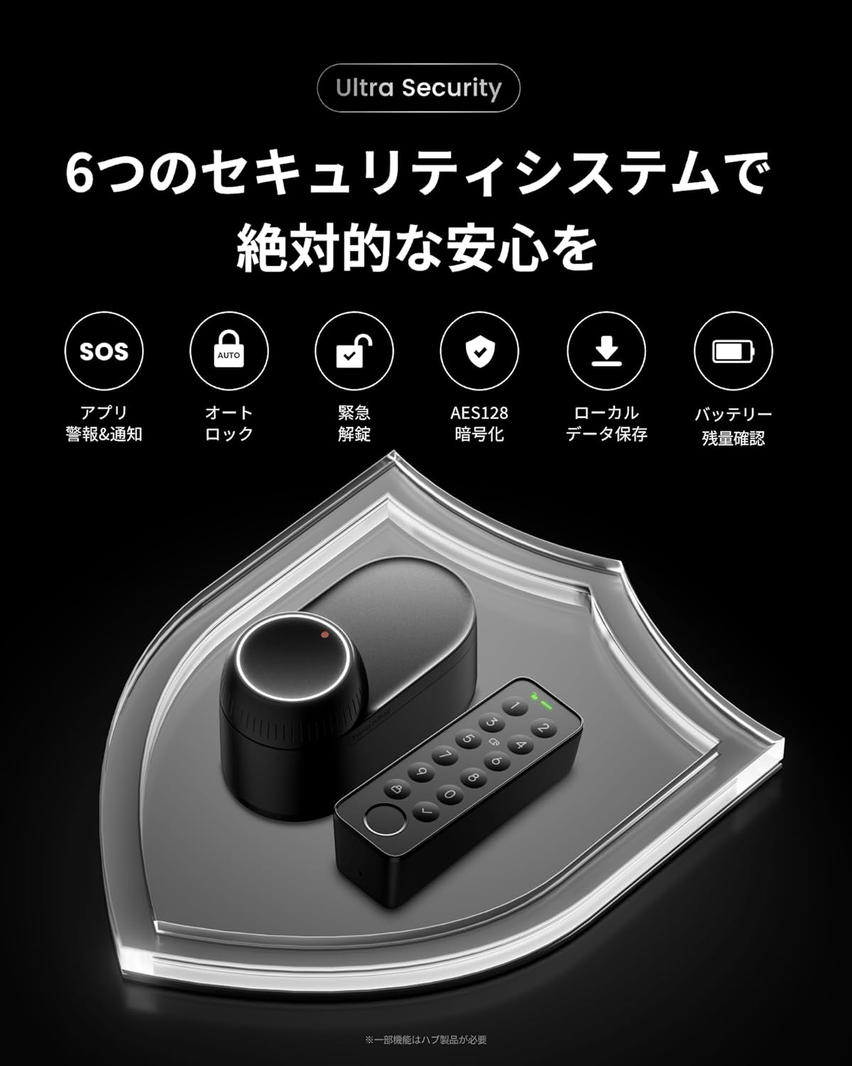 SwitchBot スマートロック Ultra 指紋認証パッド 暗証番号のレンタル