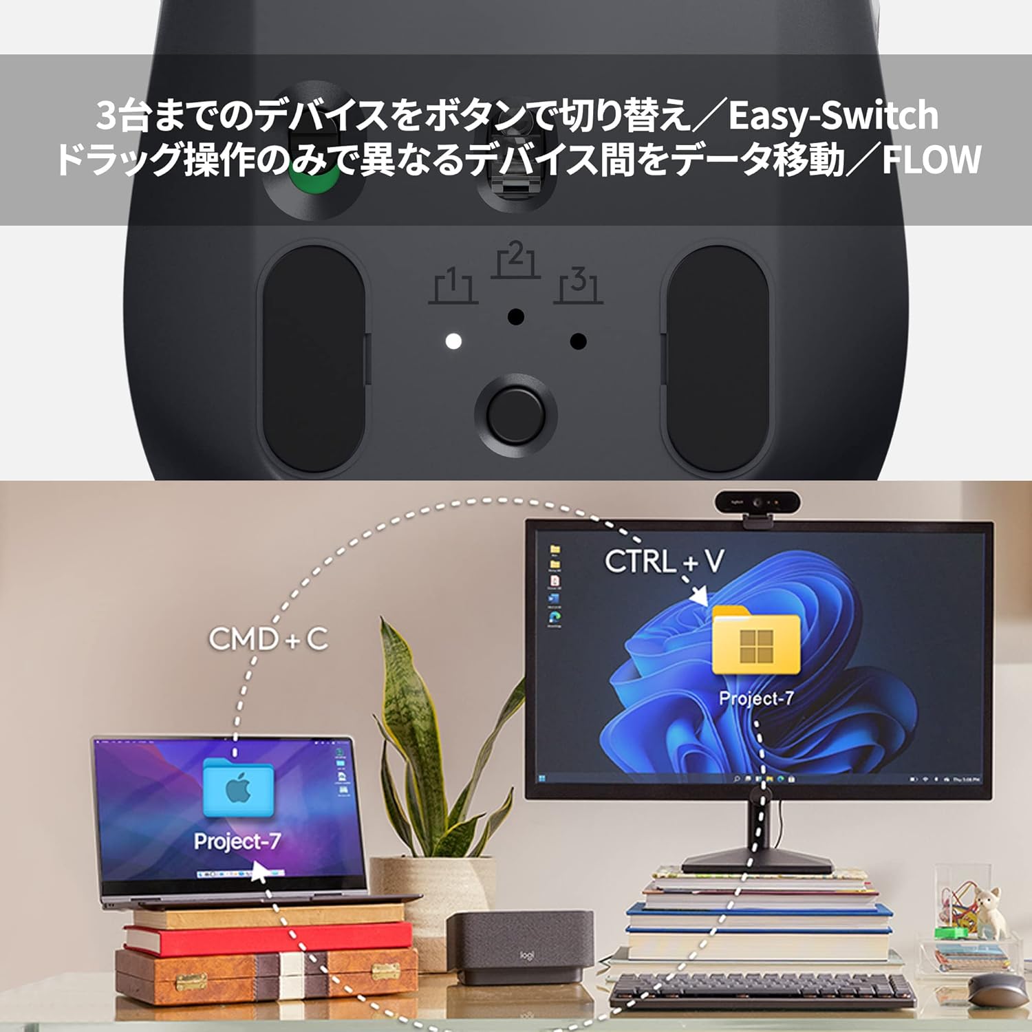logicool MX ANYWHERE 3S MX1800GRのレンタル