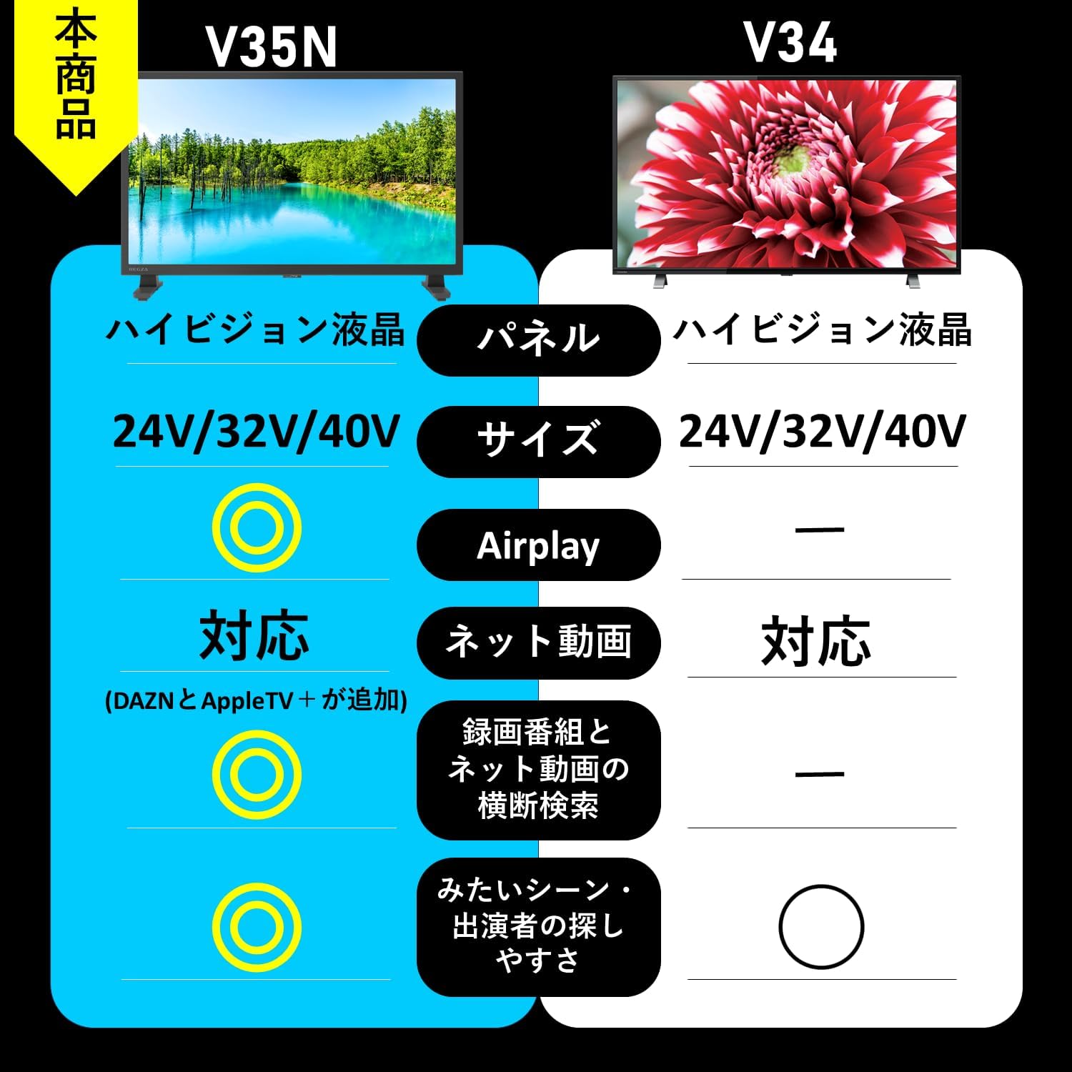 REGZA 24Vテレビ 24V35Nのレンタル