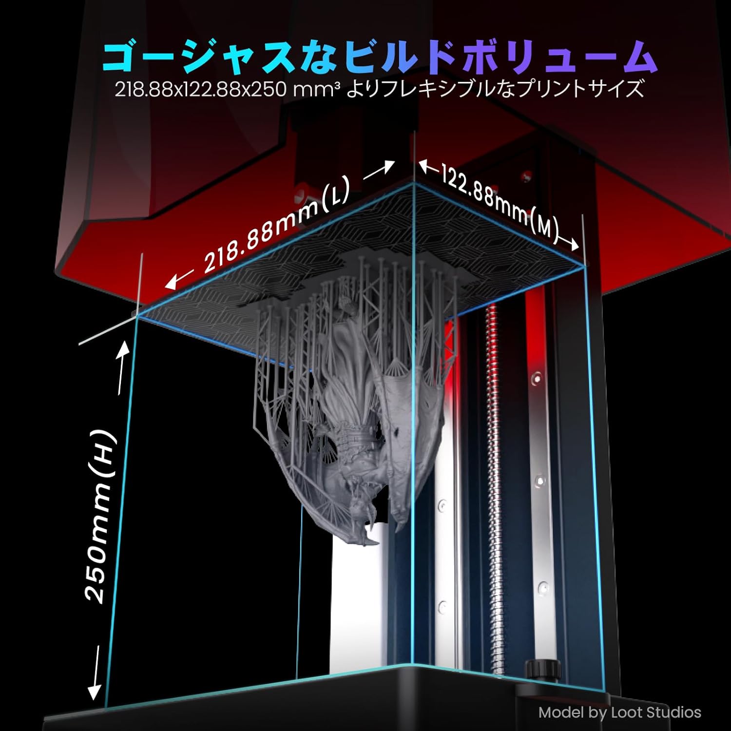 ELEGOO 3Dプリンター Saturn 3 MSLAのレンタル