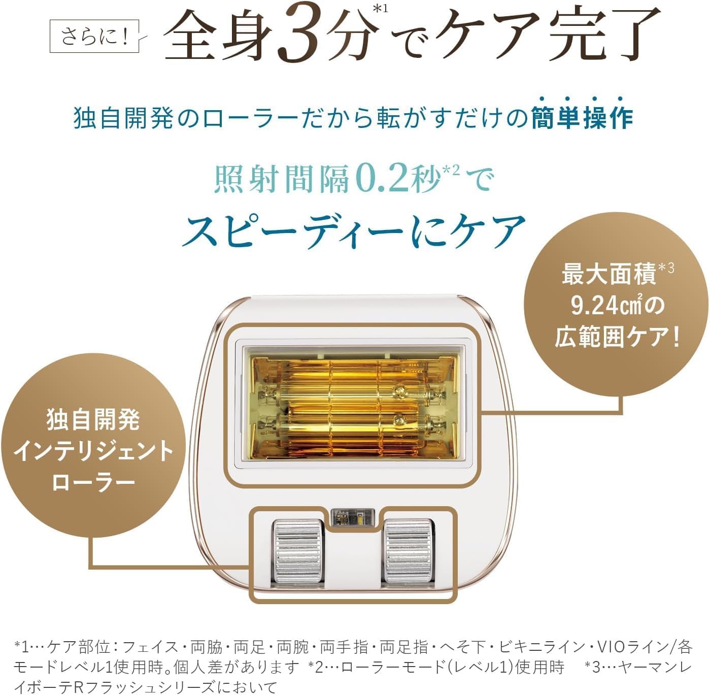 ヤーマン 脱毛器 レイボーテ クールパワーのレンタル