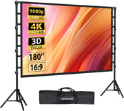 VOOPVOR ポータブルプロジェクションスクリーン 180インチのレンタル