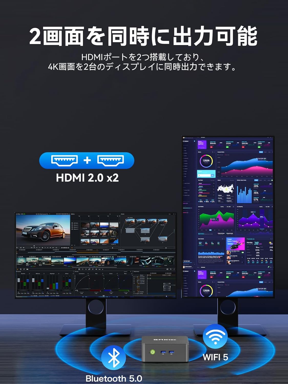 GMKtec G3S ミニPC 4C4T 3.4GHzのレンタル
