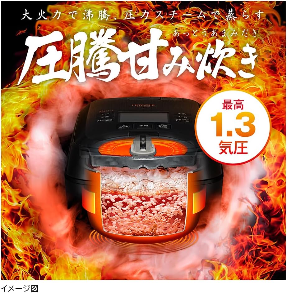 日立 5.5合炊飯器 RZ-W100GMのレンタル