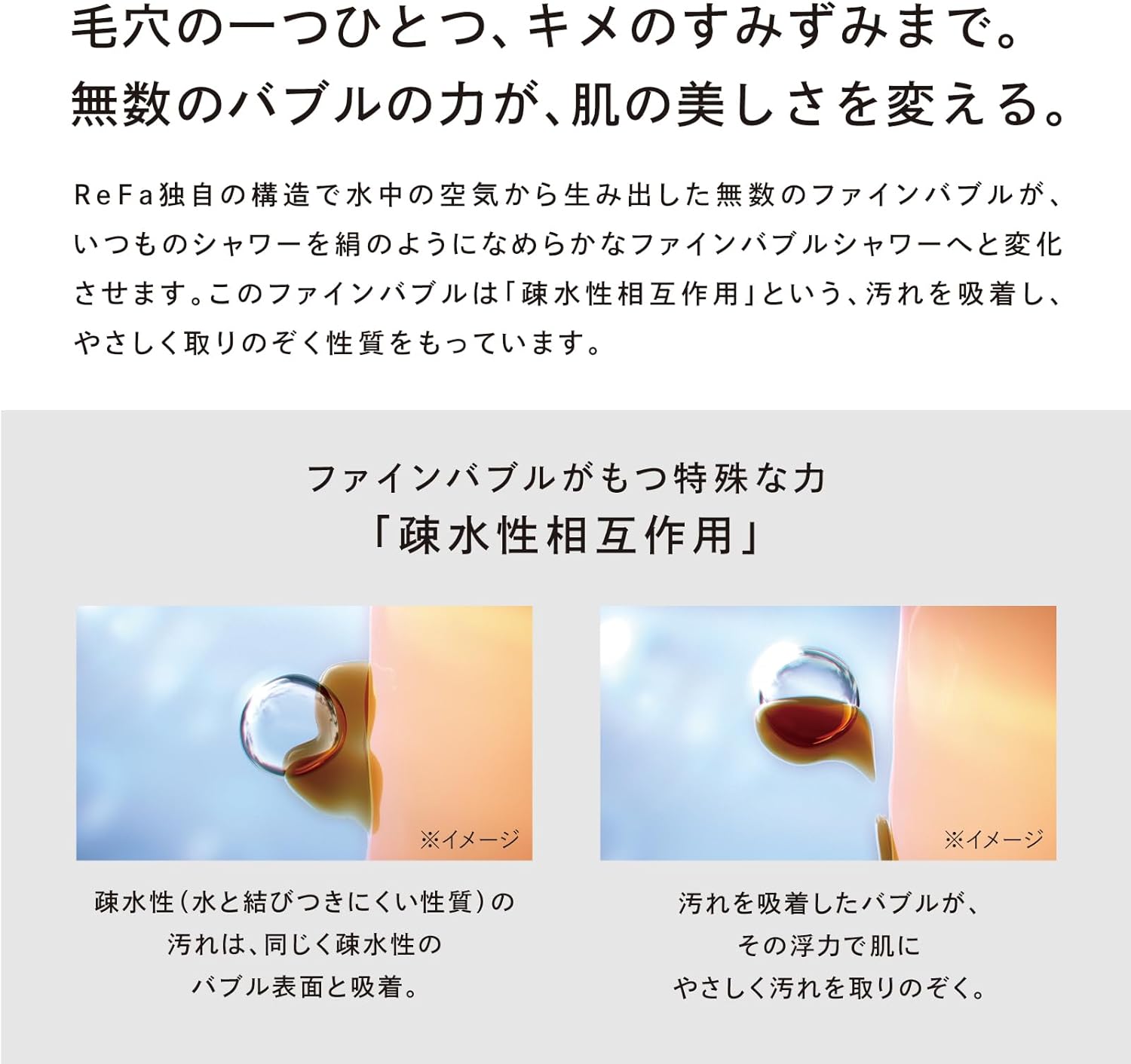 ReFa シャワーヘッド FINE BUBBLE Uのレンタル