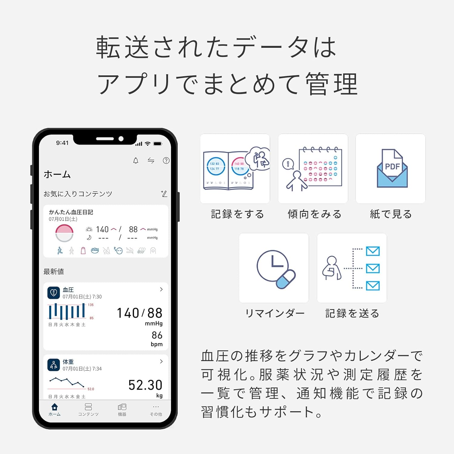 オムロン 上腕式血圧計 HEM-7600シリーズ HEM-7600Tのレンタル