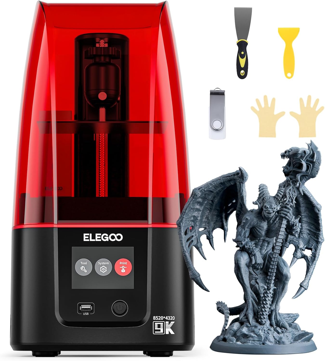 ELEGOO 3Dプリンター MARS 4 MSLAのレンタル