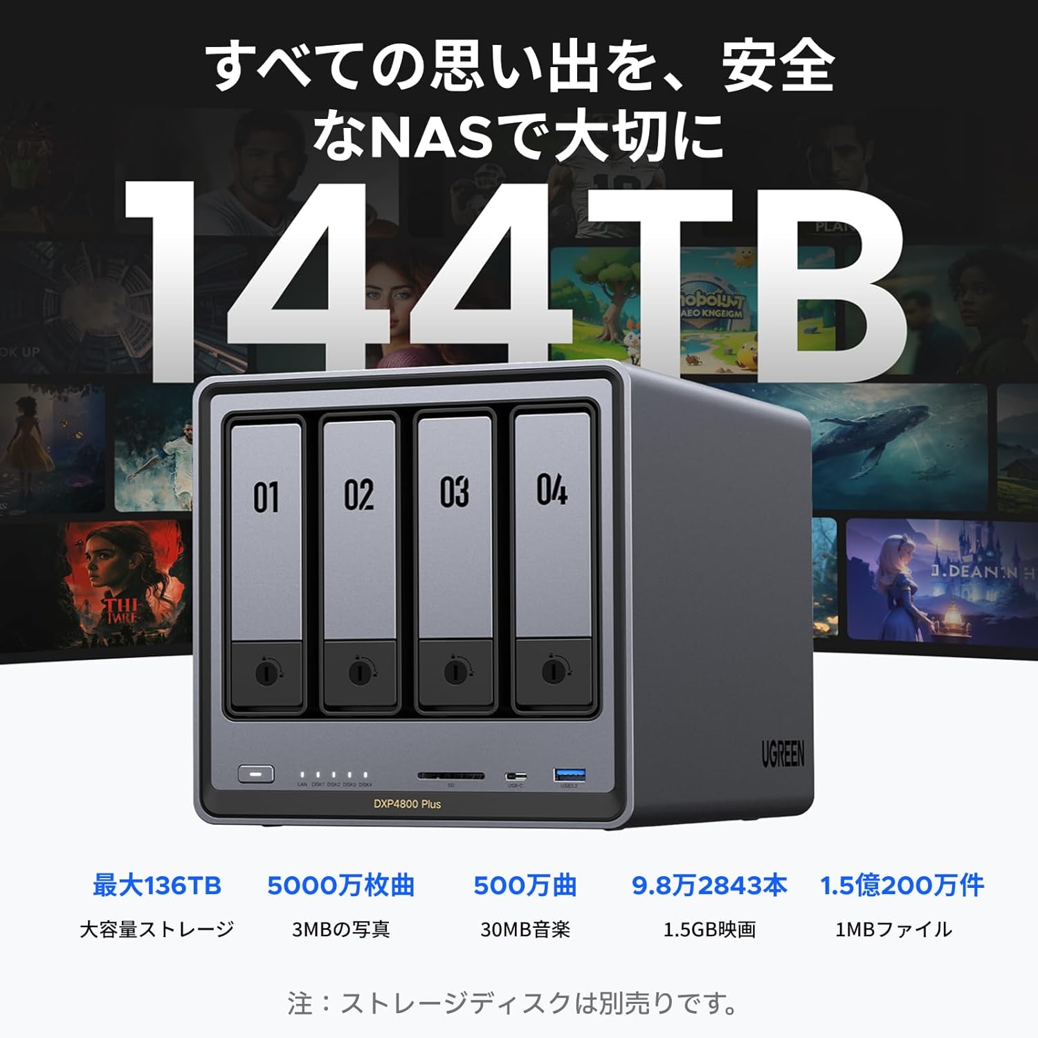 UGREEN NASync DXP4800 Plusのレンタル