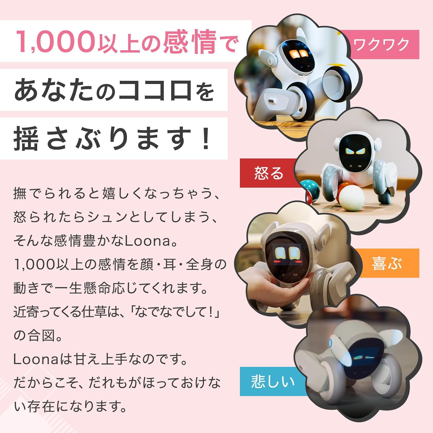 Loona ペットロボットのレンタル