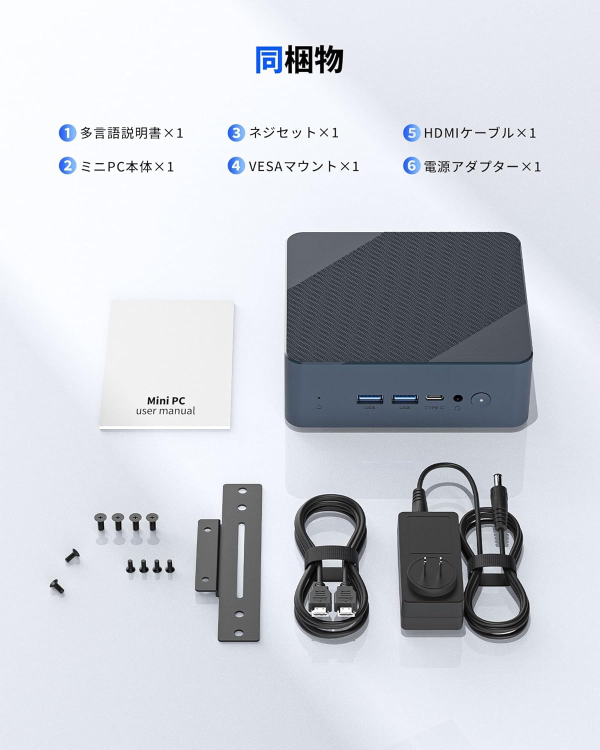 Getorli GT100 ミニPC AMD Ryzen 5 3550H搭載のレンタル