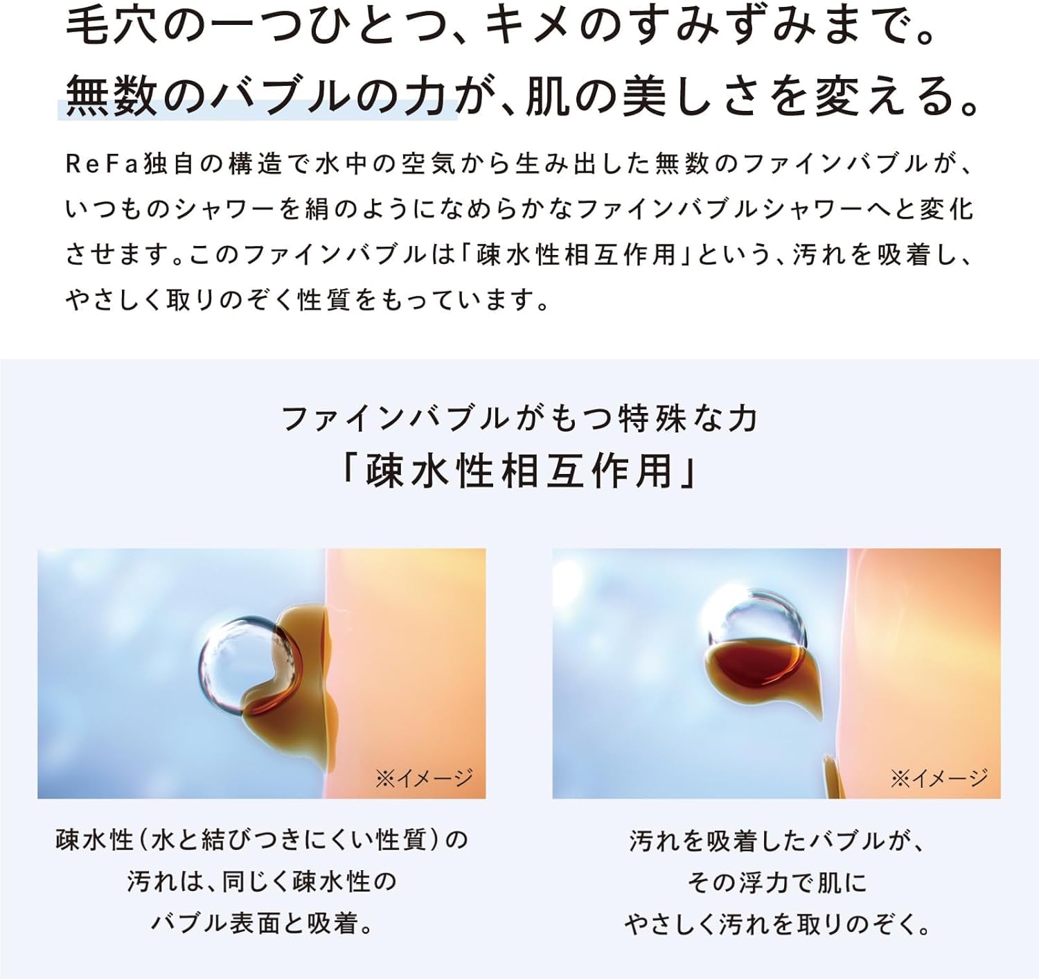 ReFa シャワーヘッド FINE BUBBLE PUREのレンタル