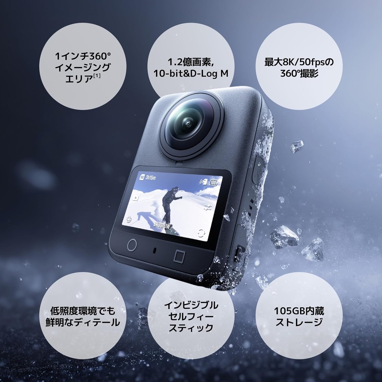 DJI アクションカメラ Osmo360のレンタル