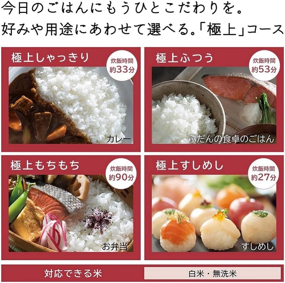 日立 5.5合炊飯器 RZ-V100GMのレンタル