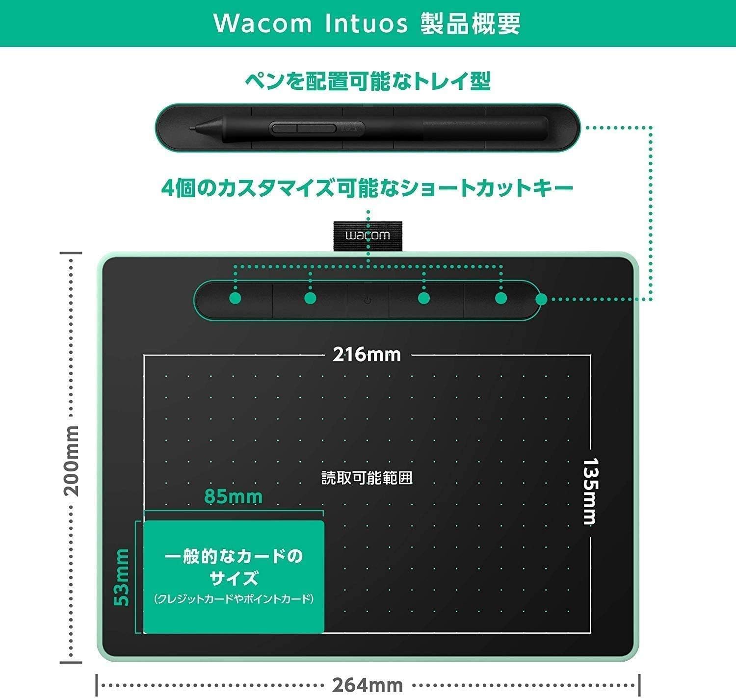 Wacom Intuos ペンタブレットのレンタル