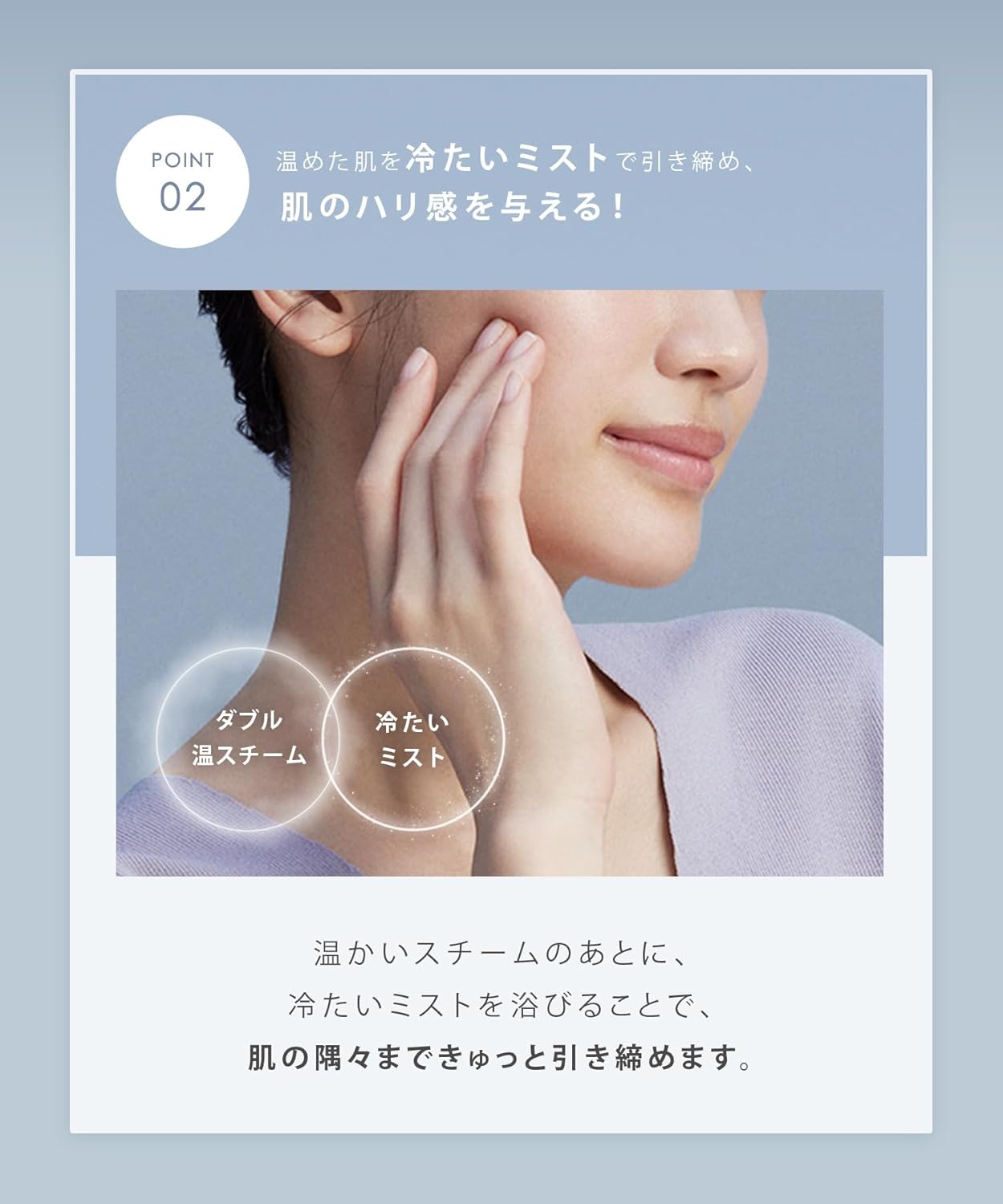 SALONIA フェイススチーマー SAL22207SLのレンタル