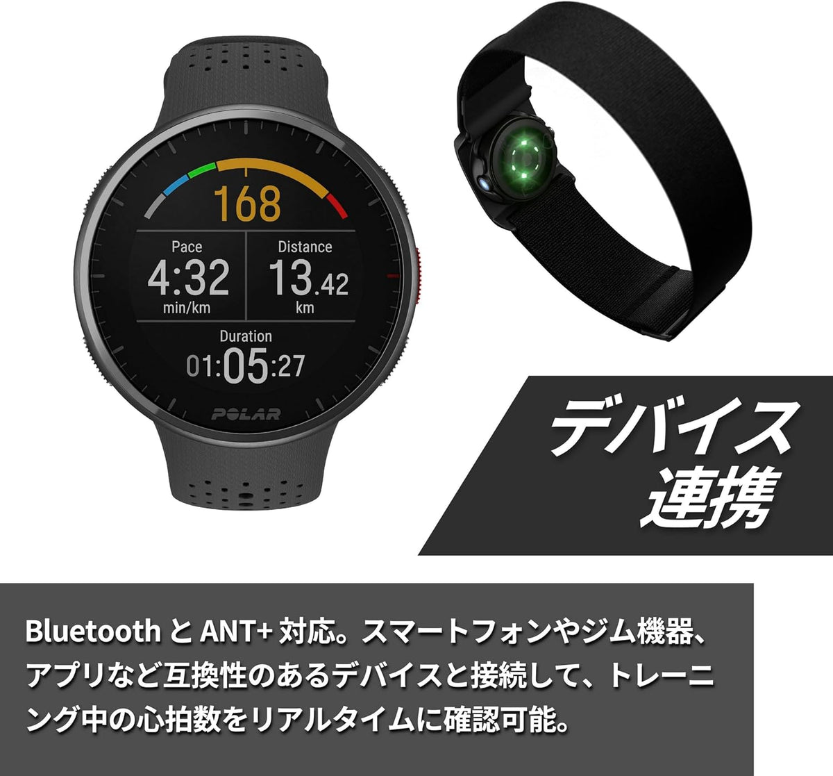 POLAR 腕心拍センサー ヴェリティ センスのレンタル