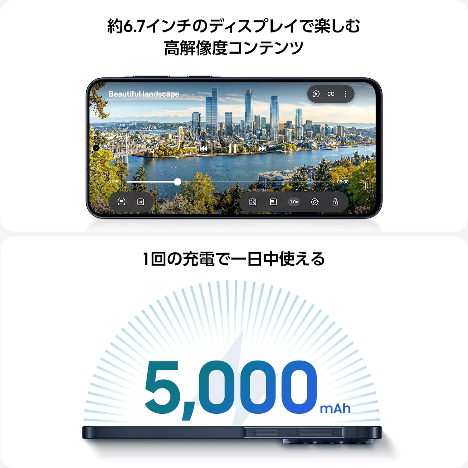 Galaxy A57 5G 128GBのレンタル