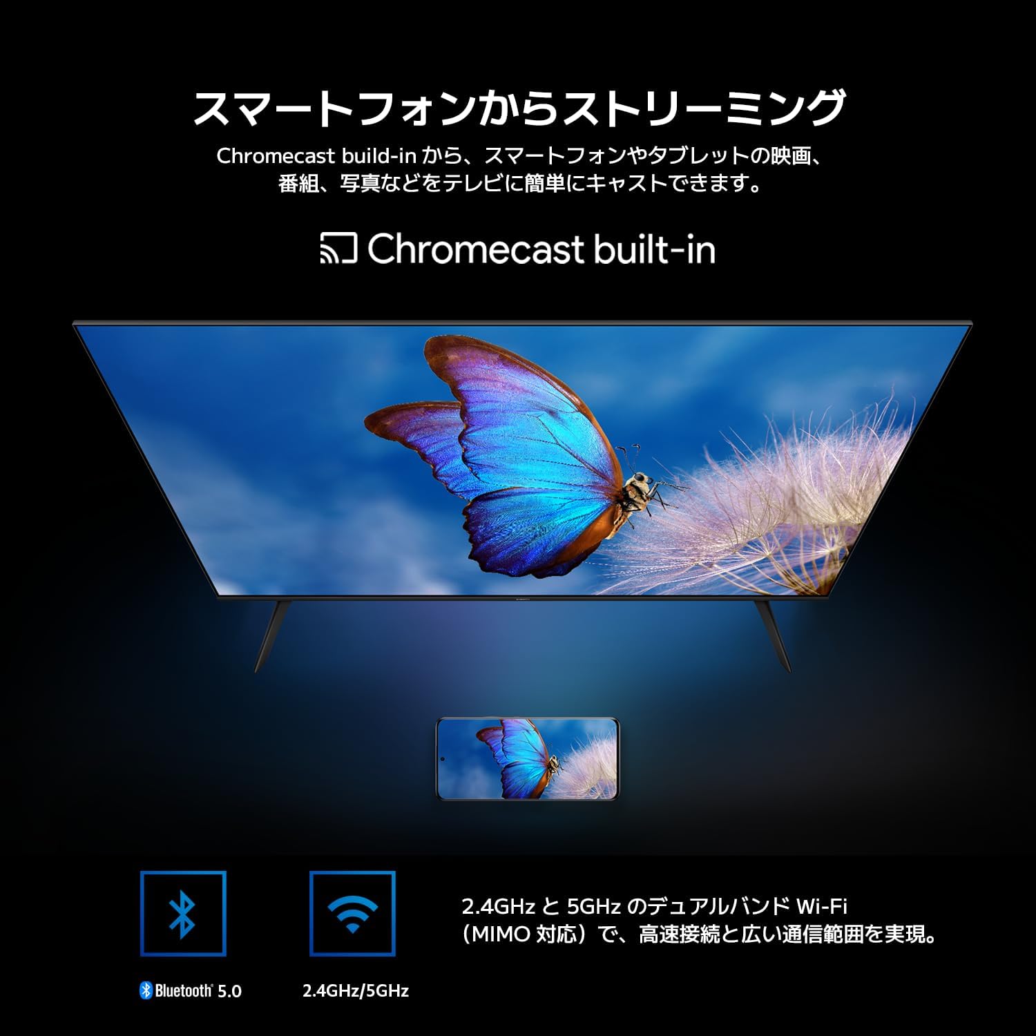 シャオミ 32Vテレビ A 2025シリーズ ELA5764TWのレンタル