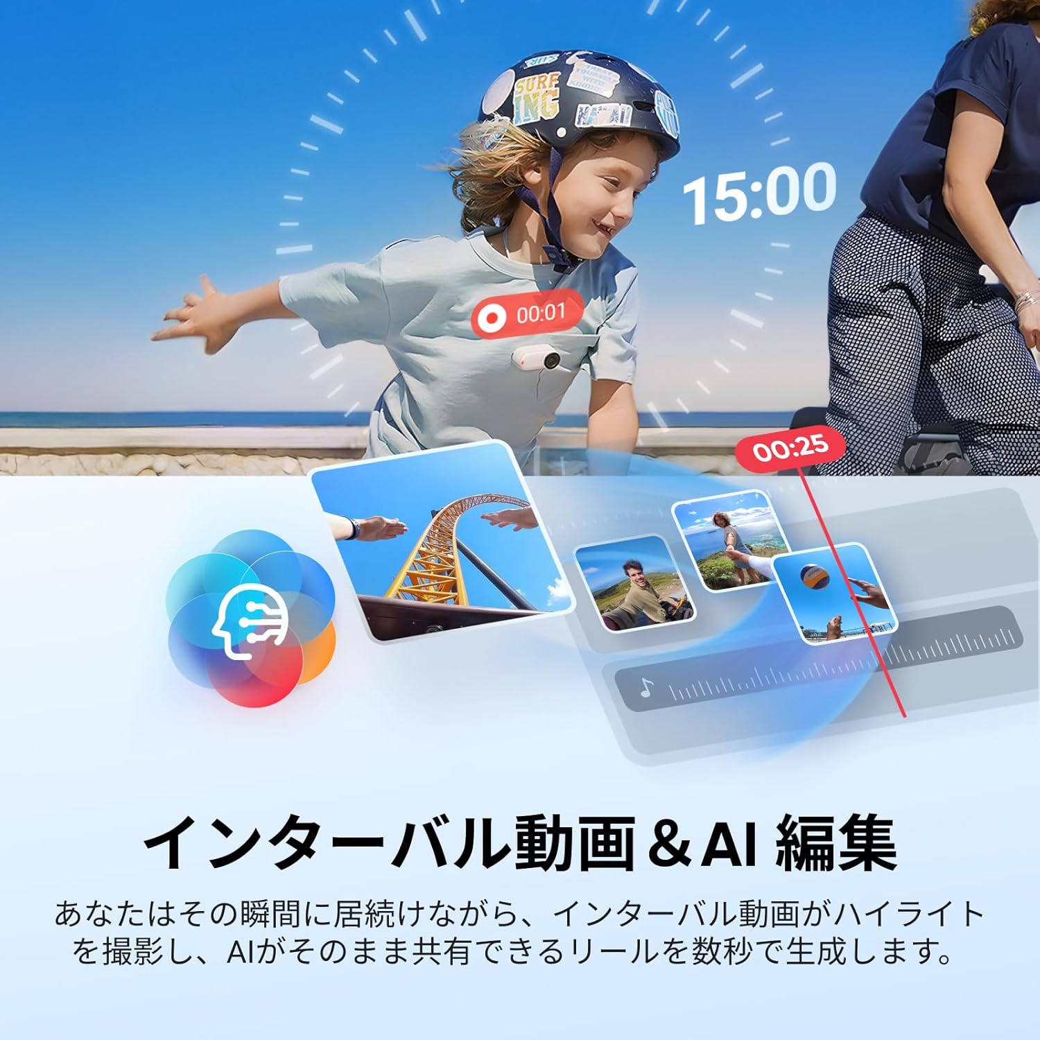 Insta360 Vlogカメラ GO 3S通常盤 128GBのレンタル