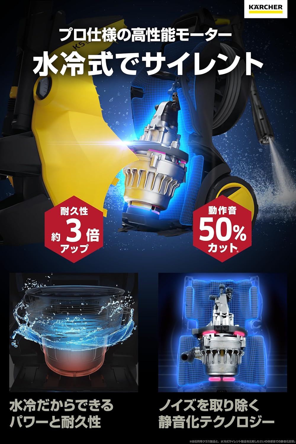 ケルヒャー 高圧洗浄機 K5プレミアムサイレントのレンタル