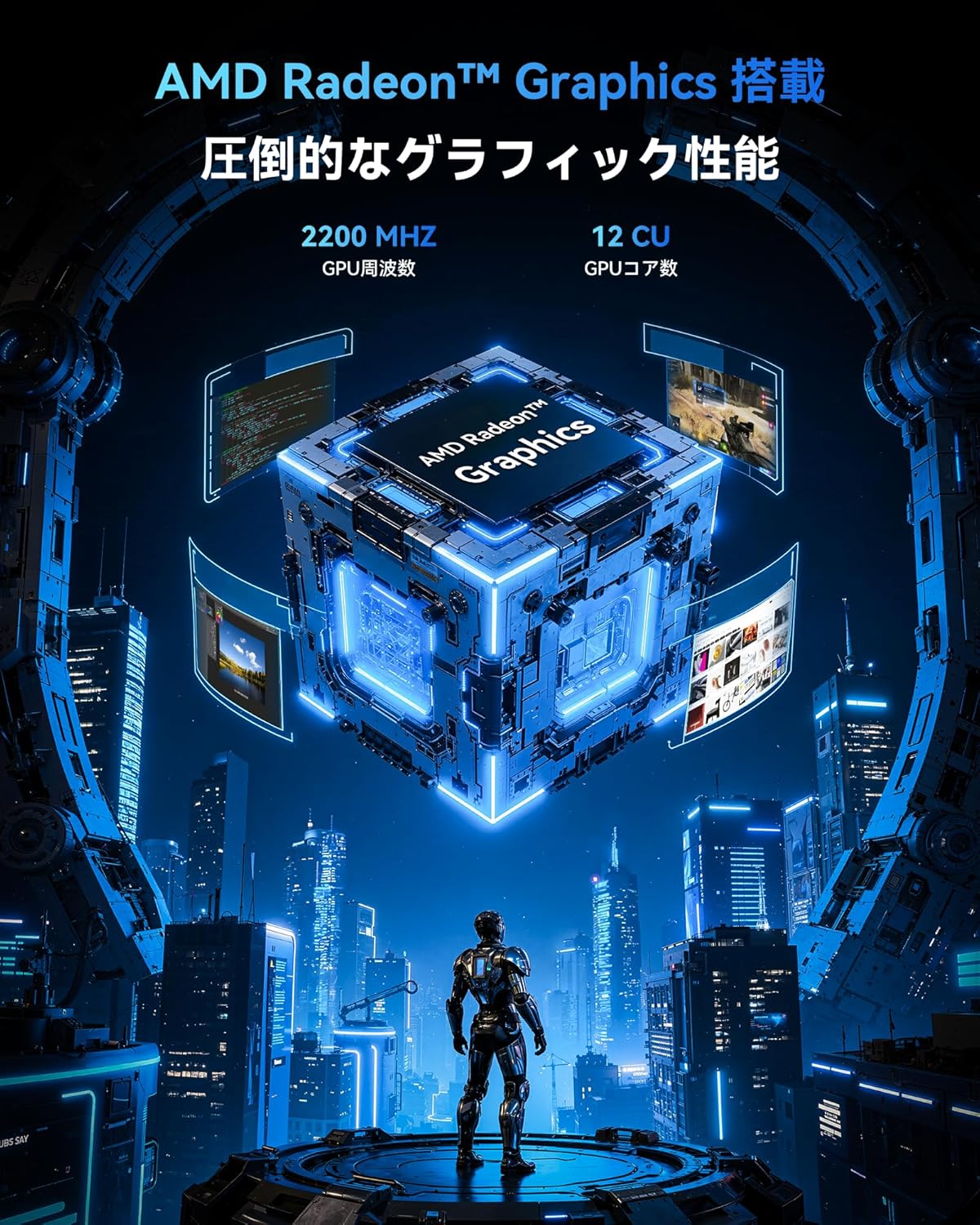 ACEMAGIC ミニPC AMD Ryzen 7 7735HSのレンタル