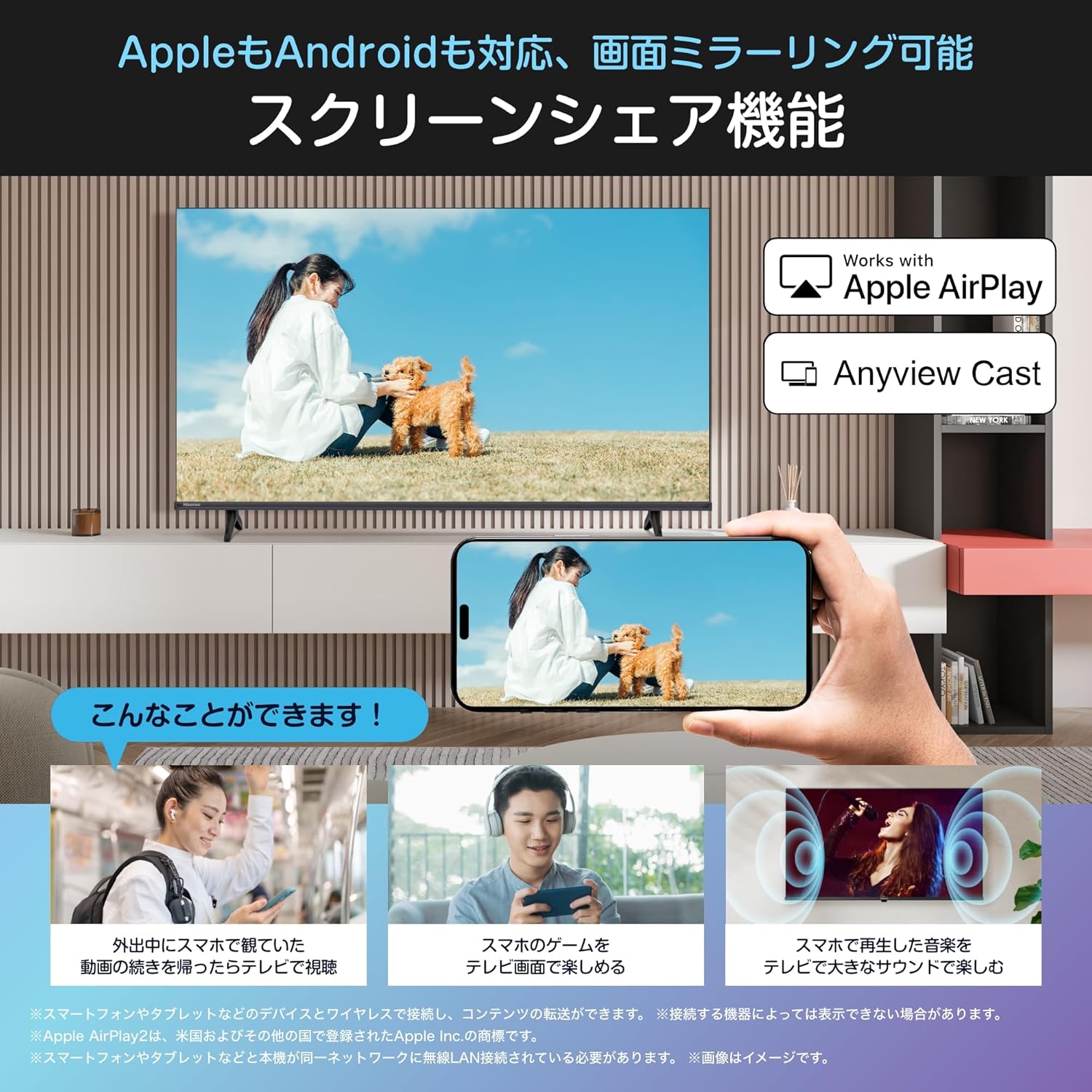 ハイセンス 32Vテレビ 32E40Rのレンタル