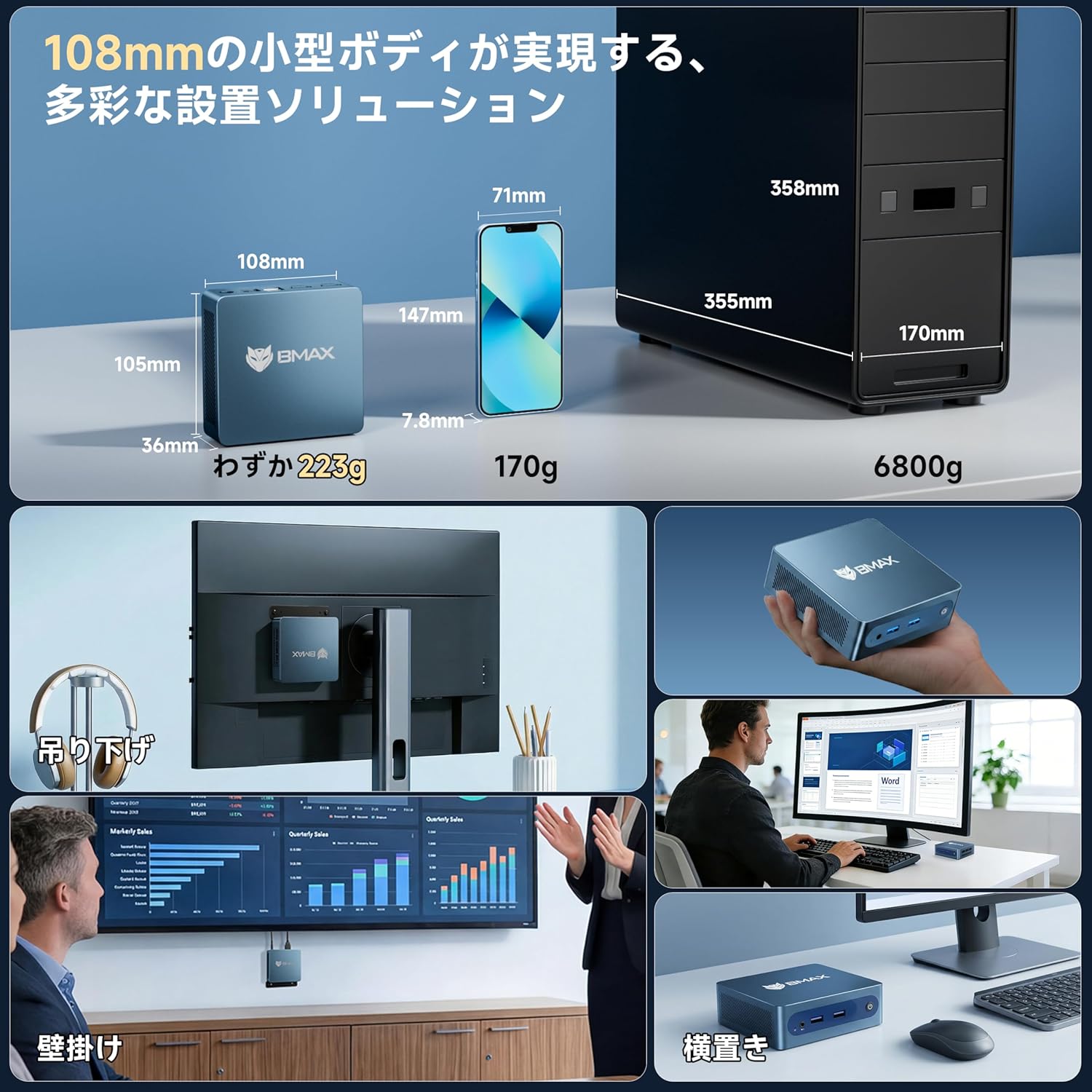 BMAX ミニPC B1 PLUSのレンタル
