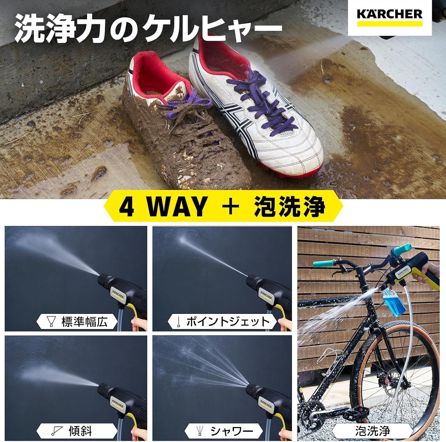ケルヒャー 高圧洗浄機 OC Handy Compact Plus 吸用バケツセットのレンタル