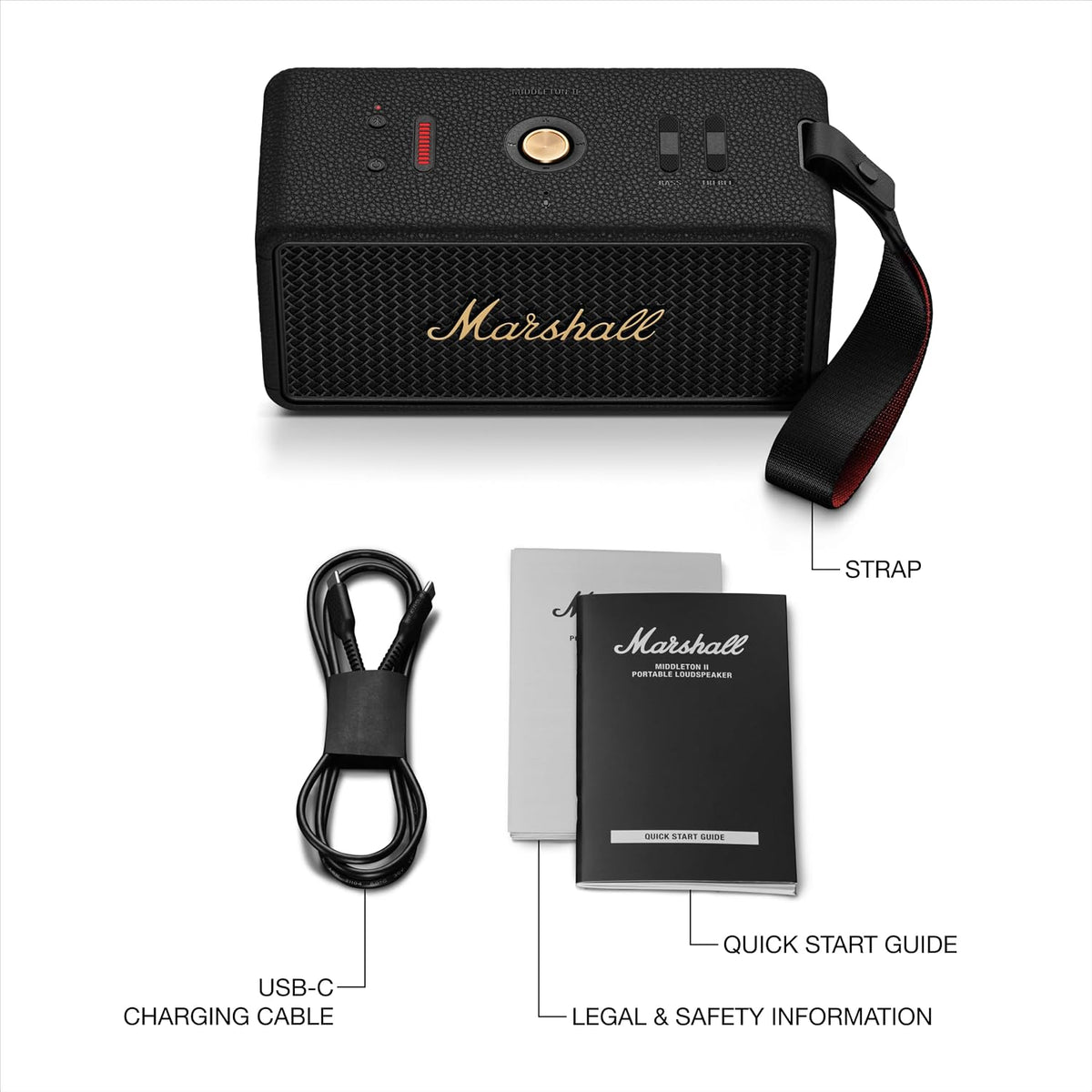 Marshall ポータブル防水スピーカー Middleton IIのレンタル