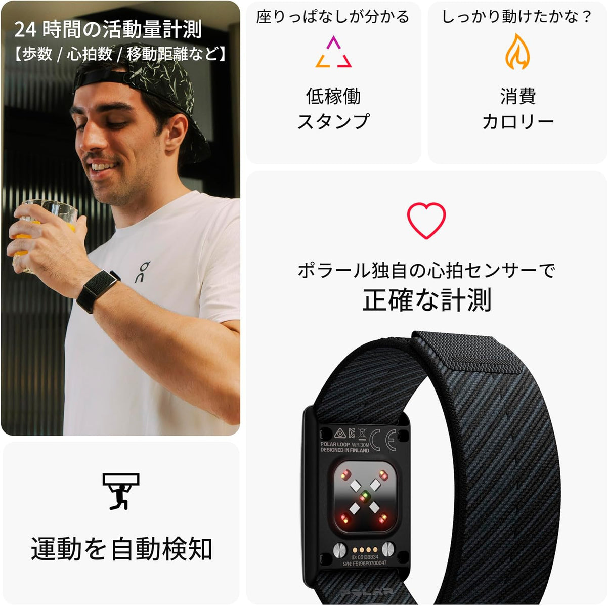 POLAR Loop ヘルスケアバンドのレンタル